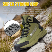 Chaussures tactiques de randonnée et de trekking décontractées pour hommes de la marque Hanagal Custom Factory, chaussures imperméables originales, OEM/ODM, noires en stock