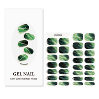 Autocollant pour ongles en gel semi-durci Gel Nail Tip Nail Makeup UV Lamp Gel Stickers