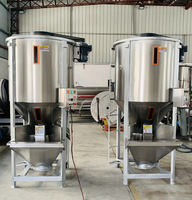Nuovo Miscelatore Automatico Verticale in Acciaio Inox da 200KG 500KG 1T 3T per Materiali Grezzi Colorati, Miscelatore di Colori, Silos di Stoccaggio per Pellet di Plastica