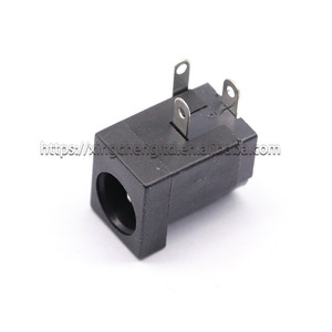 DC-005 Đen DC jack cắm điện ổ cắm kết nối DC005 5.5x2.1mm <span class=keywords><strong>plug</strong></span>-in 3pin - Product Image 2
