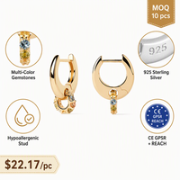 Boucles d'oreilles pendantes ChuYao certifiées en argent 925 rhodié noir avec zircon pour femme, bijoux tendance, fournisseur en gros, moule personnalisé