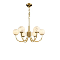 Lampe en métal alabastro de style moderne minimaliste français, luxueuse et créative, à spectre complet, pour le soin des yeux, pour salon et chambre à coucher