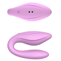 Neue U-Form tragbare Doppels timulation G-Punkt Klitoris Paar Sexspielzeug Drahtlose Fernbedienung Vibrator für Frauen