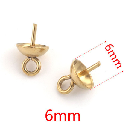 Or - Trou 0,7*Longueur 8,5*Capuchon 6mm
