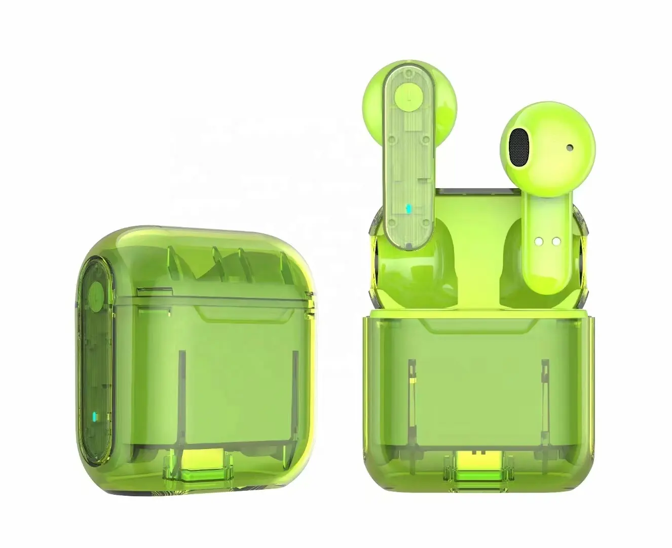 Cuffie Wireless TWS Fone auricolari con cancellazione del rumore auricolari sportivi In-Ear cuffie da gioco trasparenti