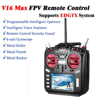 Émetteur radio multi-protocoles HelloRadio V16 MAX avec écran tactile EdgeTX et tête haute fréquence pour drone FPV RC
