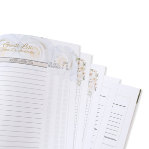 Impresión Personalizada <span class=keywords><strong>de</strong></span> Mi <span class=keywords><strong>Agenda</strong></span> <span class=keywords><strong>de</strong></span> Planificación <span class=keywords><strong>de</strong></span> <span class=keywords><strong>Bodas</strong></span>, Libro <span class=keywords><strong>de</strong></span> Invitados, Diario Integral, Organizador Personalizado, Cuaderno - Product Image 3