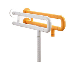 Barras de apoyo para baño, antideslizantes, plegables, con soporte para inodoro, para personas mayores y con discapacidad. - Product Image 5