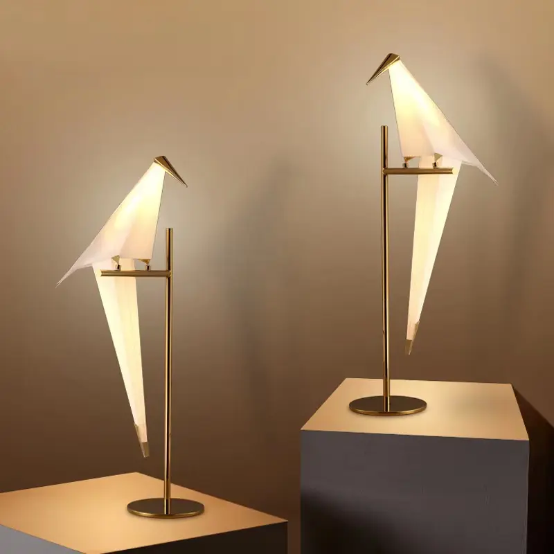 Nordic Fancy Led Vogels Tafellamp Modern Nachtkastje Bureaulamp Voor Kinderen