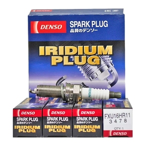 Bujia DENSO-bujía de iridio automático, bujía de bujía 3478 FXU16HR11 común con el modelo 0242129526, campeón CCH9047 - Product Image 1