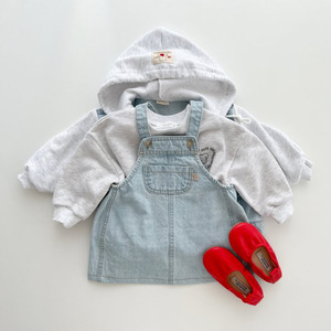 Vestito Estivo in Denim con Bretelle per Bambine e Neonate, Abito Casual in <span class=keywords><strong>Jeans</strong></span> per Primavera e Autunno - Product Image 6