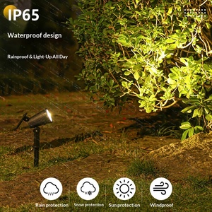 Lámpara <span class=keywords><strong>Solar</strong></span> LED para Jardín <span class=keywords><strong>y</strong></span> Césped <span class=keywords><strong>con</strong></span> Control de Luz, Resistente al Agua, <span class=keywords><strong>con</strong></span> Clasificación IP55, Multicolor <span class=keywords><strong>y</strong></span> Regulable - Product Image 4