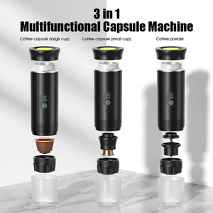 Cafetera portátil para acampar al aire libre, mini máquina de café expreso de presión manual, cafetera portátil de viaje para senderismo, viajes en coche - Product Image 1