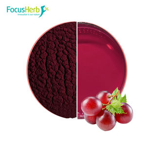 FocusHerb - Extracto de Piel de Uva de Alta Calidad, Pigmento Natural, Polvo Rojo de Piel de Uva - Product Image 1