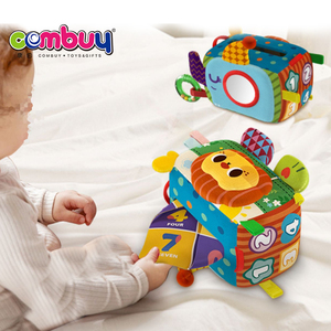 Tissu d'apprentissage éducatif en papier non <span class=keywords><strong>cassé</strong></span>, boîte à mouchoirs pour bébé, jouet - Product Image 2