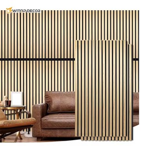 Elemento caldo pannelli acustici legno <span class=keywords><strong>rovere</strong></span> lamelle parete pannelli insonorizzanti - Product Image 4