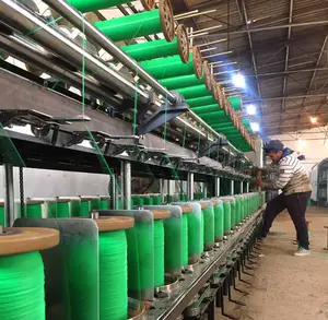 Polypropylene Polyethylene Monofilament Raffia Twine Ring Twister Twine Making Machine Twisted Machine