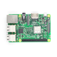 Ahududu Pi 3 Model B 1GB RAM dört çekirdekli 1.2GHz 64bit CPU WiFi tek-kart bilgisayar E14 sürüm