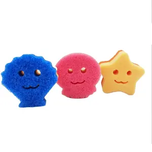 Soft in Warm Water Firm in Cold Deep Cleaning Dishwasher Safe Multi-use Scratch Free Resistant Scrub Sponges Kitchen Dish Sponge