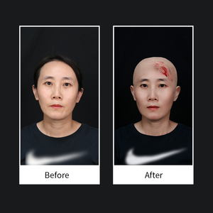 Kit de maquillaje GP Professional Halloween SFX, gorro Calvo de látex reutilizable <span class=keywords><strong>para</strong></span> Zombie Monster Film Body Special Effects - Product Image 3