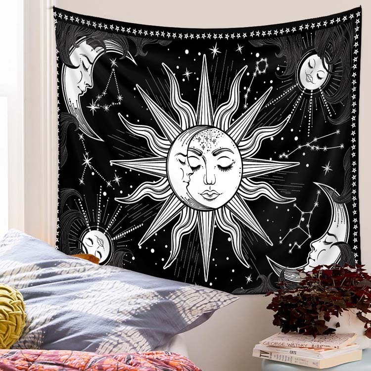 Sun and Moon Mandala Wall Hanging