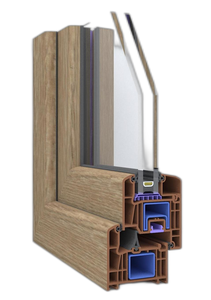 Profili Co-Estrusi in UPVC con Opzioni Foil e ASA, Flessibilità Estetica per <span class=keywords><strong>Architetti</strong></span> - Product Image 3