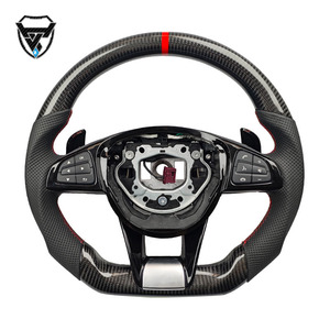 Volant sport modifié en fibre de carbone Red Label pour Mercedes Benz C GLC E S CLS <span class=keywords><strong>AMG</strong></span> ZC-205-P-1234 - Product Image 1