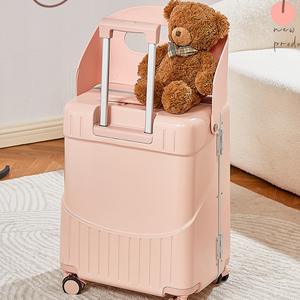 <span class=keywords><strong>Maleta</strong></span> de mano personalizable de 20 /24 pulgadas con Spinner, accesorio de viaje multifuncional para niños, cómodo respaldo para bebé - Product Image 4