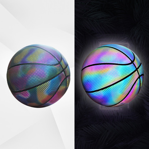 Ballon <span class=keywords><strong>de</strong></span> <span class=keywords><strong>basket</strong></span> réfléchissant supérieur Lydoo, taille 6/7, ballon <span class=keywords><strong>de</strong></span> <span class=keywords><strong>basket</strong></span> lumineux, utilisation jour et nuit, fabricant OEM, taille personnalisée 7 - Product Image 4