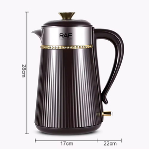 Black Stainless Steel Cordless Electric <b>Kettle</b> <b>Temperature</b> <b>Control</b> Large Capacity for Tea Coffee Hot Water Household - Product Image 3