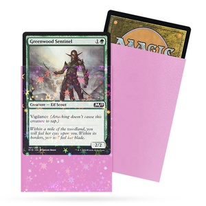 2024 NOUVEAU!!! Galaxy Effects Hologramme Card Sleeves TAILLE STANDARD NON-RUB MATTE DOS HEAT HOLOGRAPHIC SLEEVES Printing Mailing - Product Image 1