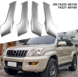 <span class=keywords><strong>Kedo</strong></span> 74222-60150 74221-60160 pour Land Cruiser Prado 150 2010-2017, ensemble de garnitures de poignées de porte intérieures, ABS peint, garantie 1 an - Product Image 2