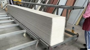 <span class=keywords><strong>Polystyrene</strong></span> cách nhiệt thép Polyurethane thân thiện với môi Tấm bánh <span class=keywords><strong>sandwich</strong></span> cho phòng lạnh prefab bên ngoài bức tường ngoài trời kho mái - Product Image 5