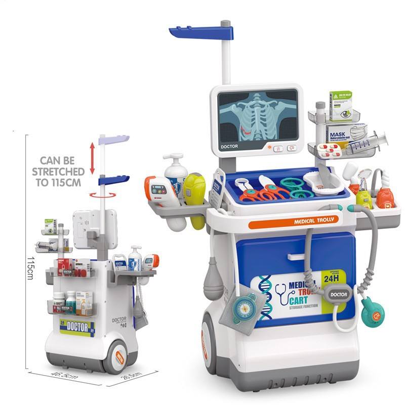 32ชิ้นหน้าจอ X-ray สีน้ำเงิน + ECG Combo (มีแสงเสียง) 1.8kg