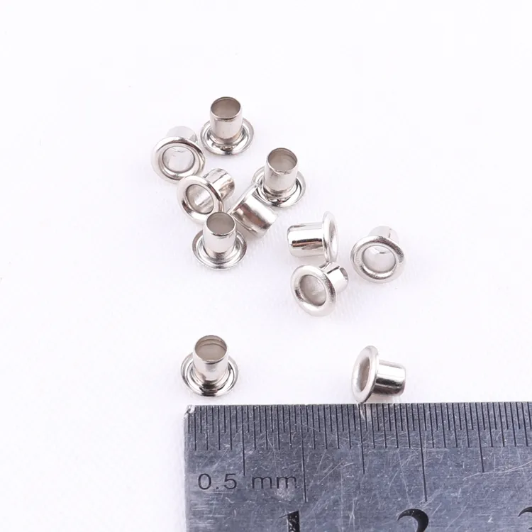 wholesale small brass metal grommet eyelet ring for garments shoes