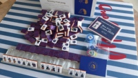 Jeu de Mahjong Américain Thème Halloween Personnalisé, 160 Tuiles Peintes à la Main, Jeu de Mahjong en Acrylique Premium avec Carte de Règles 2026 pour Fête