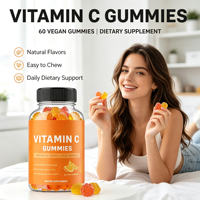 Groothandel op maat gemaakte vitamine C-sap gummies gemengde fruit smaak snoepjes vrouwensupplementen verbeteren de immuniteit