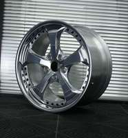 Jantes en aluminium forgé LZT-1124 VSKF 2-3 pièces 17 18 19 pouces finition chrome 5x120 compatibles BMW M3 F10 F30 350Z G35 370Z Civic Accord