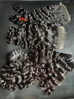 Nouvelle Arrivée Cheveux Humains Naturels Bouclés des Caraïbes 100% Non Traités, Extension de Cheveux Bruts d'un Seul Donneur, Bouclés Indiens, Bouclés Birmans, Lot de Cheveux Naturels
