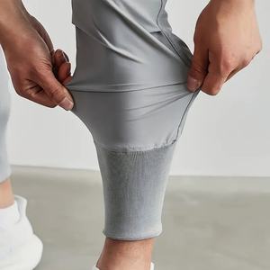 Pantalons de survêtement de sport en polyester 100% personnalisés par le fabricant, avec poches, pantalons de jogging, vêtements de sport décontractés, pantalons de survêtement pour homme, taille surdimensionnée, pantalons pour homme - Product Image 2
