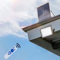 Projecteur solaire LED extérieur IP65 à prix d'usine, puissance personnalisable, panneau solaire