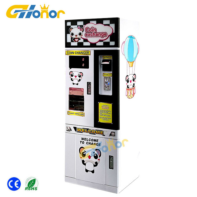 New Automatic Intelligent Coin Exchange Vending Machine Coin Changer Money Changer G-Honor GH-AC002 110-240V for Indoor Games
