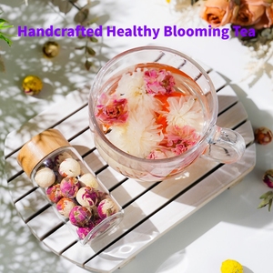 Té de Flores Artesanal en Lata, Té de Rosas, Té de Crisantemo Blanco, Té de Jazmín, Bola de Lirio, Bola de Flores de <span class=keywords><strong>Dragón</strong></span>, 100% Natural para Regalos - Product Image 1