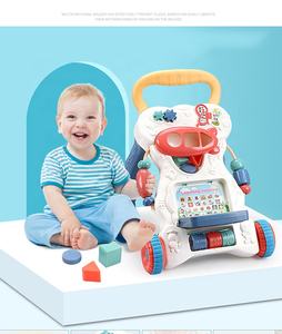 Giocattoli per bambini multifunzione spinta a mano per auto passeggini per attività di camminata per bambini macchina per l'apprendimento girello leggero - Product Image 3
