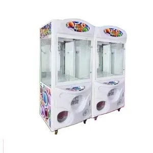 2024 novo design empurrador de moeda máquina de garra de venda automática boneca brinquedo presente arcade guindaste garra máquina de jogo com aceitador de contas