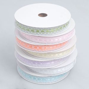 High Quality Eco-Friendly Polyester Handmade DIY Embroidery Colorful Mesh Webbing Bow for Birthday Cake Gift Decoration Handmade - Product Image 2