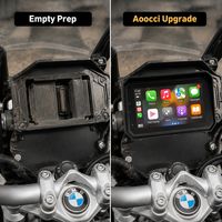 Aoocci BM6 800 Nit Écran CarPlay Android Auto pour moto, affichage lisible en plein soleil IP67, GPS portable, 1 an pour BMW Adventure