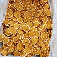 Hoogwaardige gedroogde fruitschijfjes, gedroogde sinaasappelschijfjes voor thee of decoratie, los in bulk, goedkope prijs
