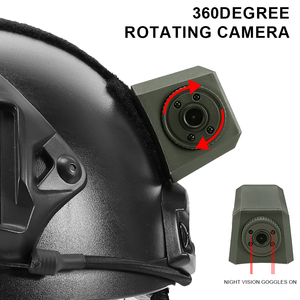 Caméra de casque tactique 1080P Sport avec fonction vidéo et photo, accessoires de photographie pour cosplay CS, chasse - Product Image 2