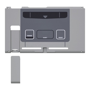 EXtremeRate Customized Backplate Cover Bottom Case Back Rear Housing Shell With Kick <b>Stand</b> for Nintendo <b>Switch</b> Console - Product Image 1